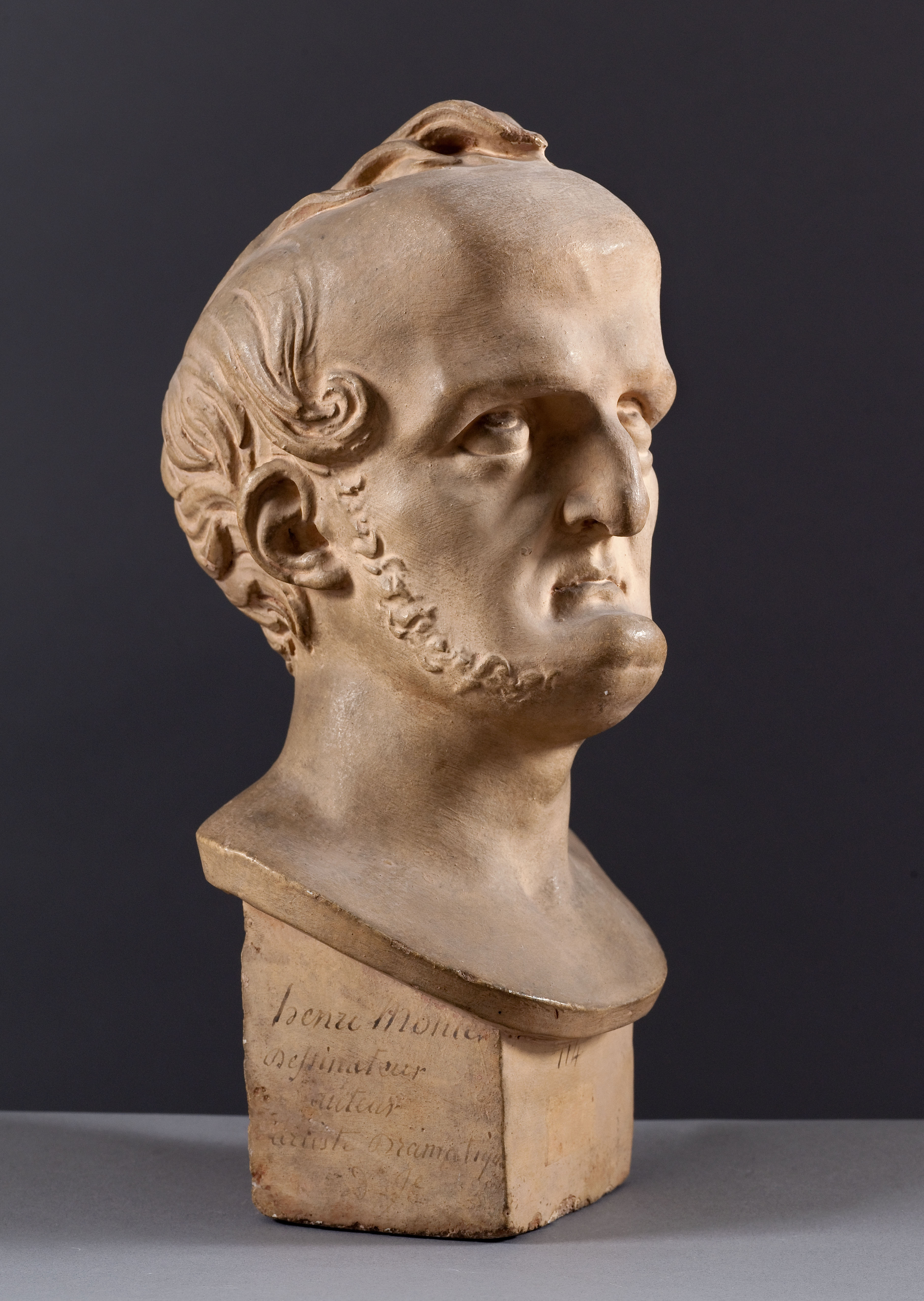 Jean Pierre Dantan, Portrait-charge d'Henri-Bonaventure Monnier (1805-1877), écrivain et caricaturiste