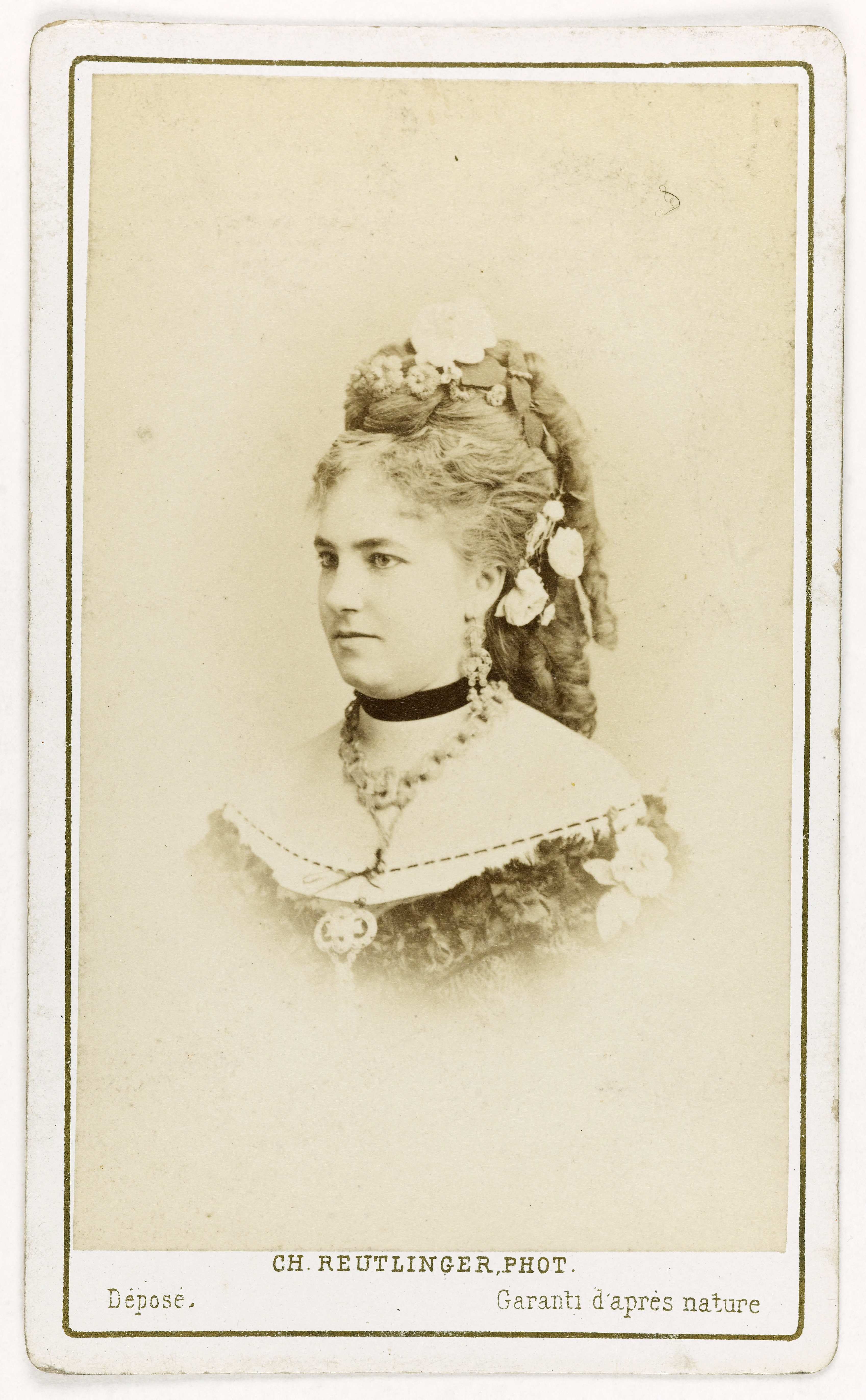 Charles Reutlinger, Portrait de Mme Torriani, (Tornquist ?, dite), actrice