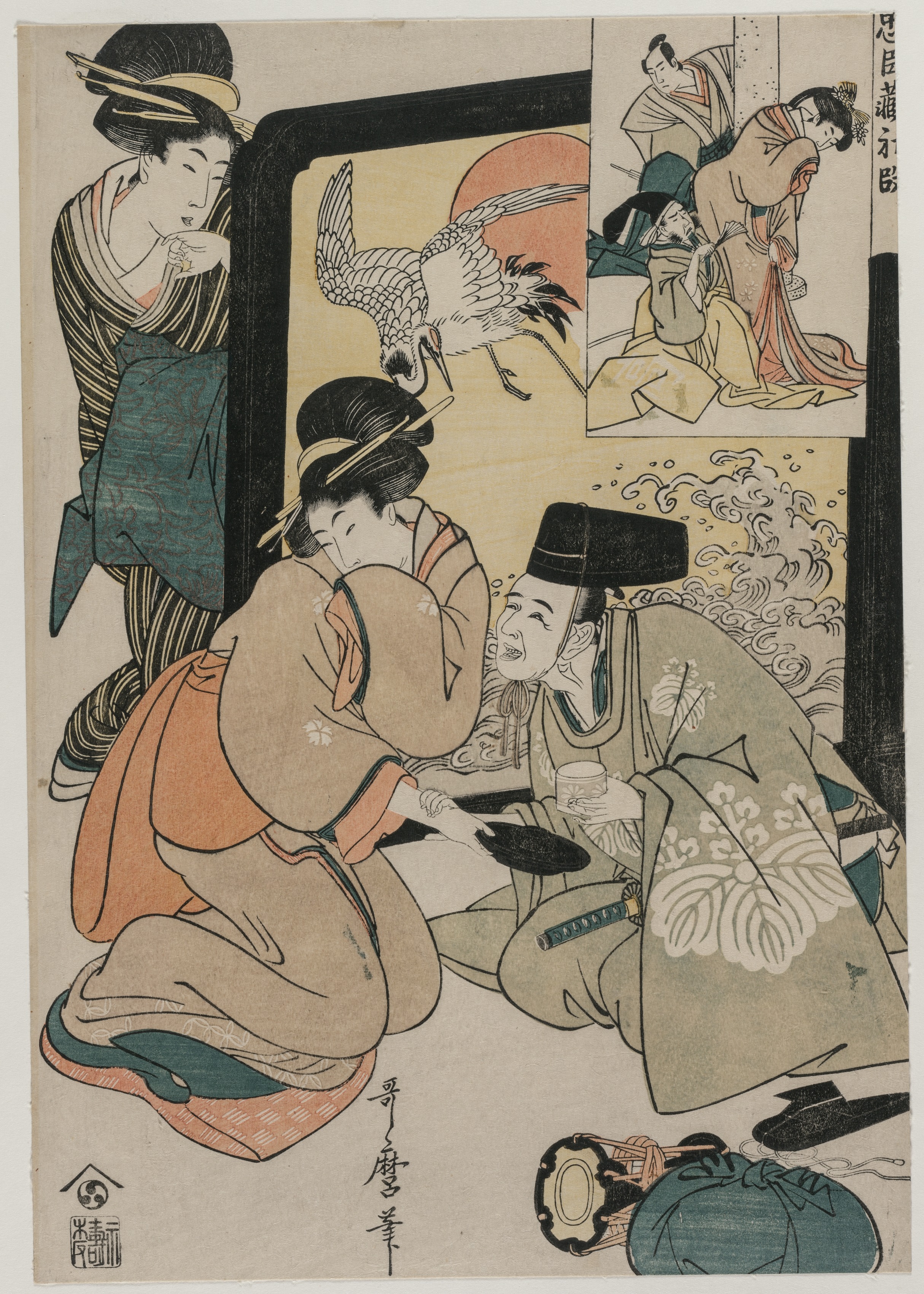 Kitagawa Utamaro, Chushingura: Act I of The Storehouse of Loyalty