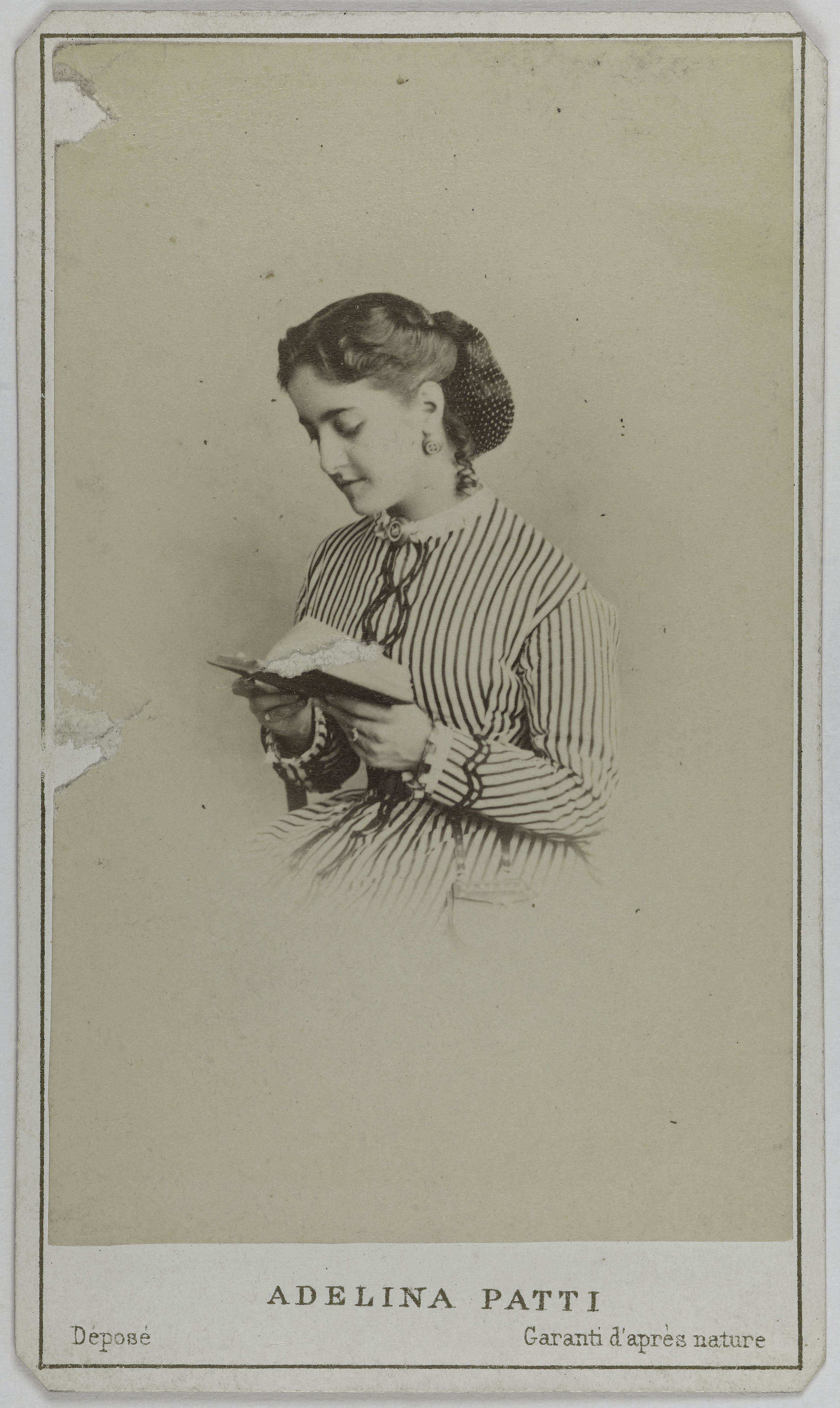 Charles Reutlinger, Portrait de Patti Adelina, (Adela-Juana-Maria, dite), (1843-1919), (chanteuse lyrique)