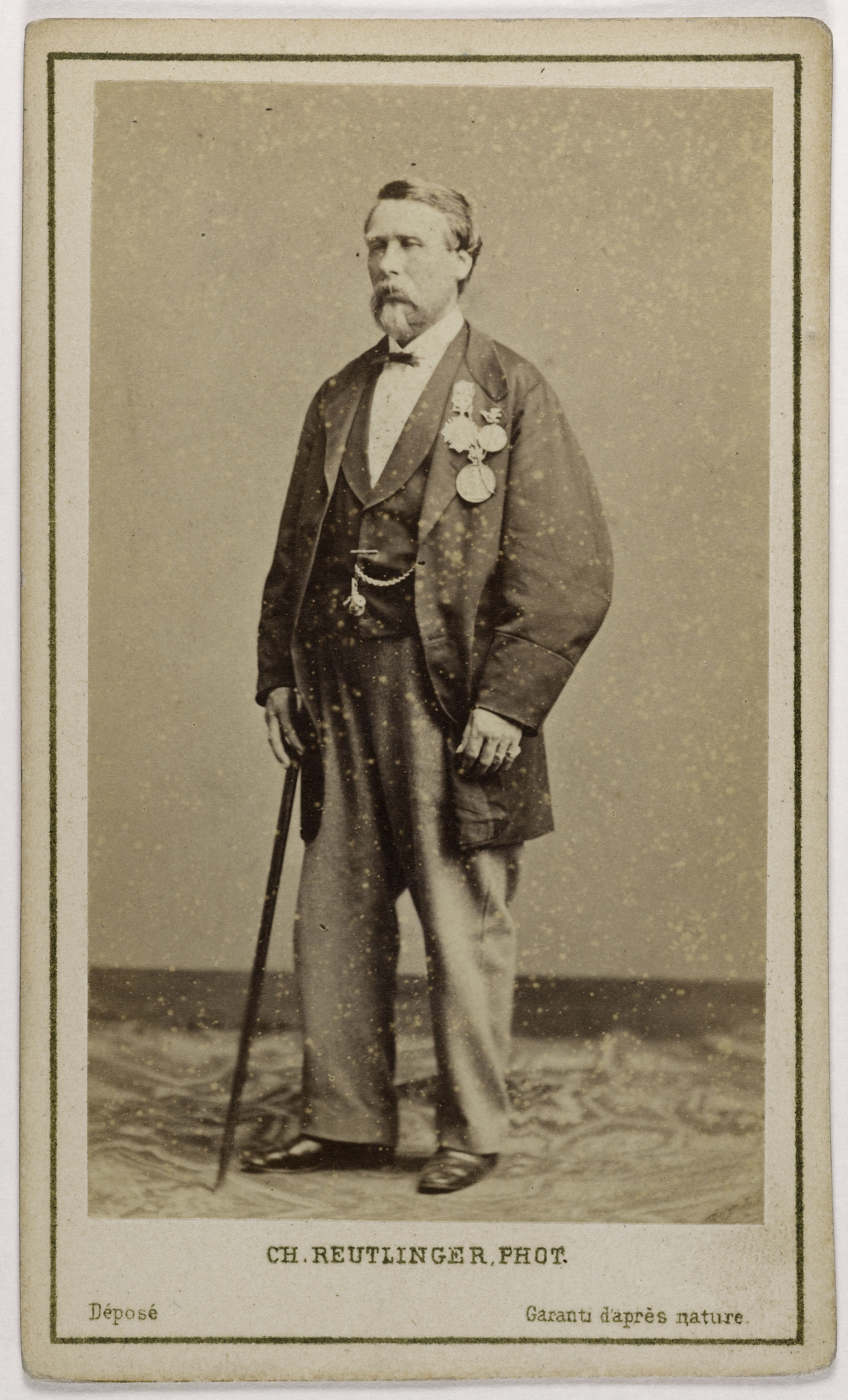 Charles Reutlinger, Portrait de Charles Blondin (1824-1897), (équilibriste)