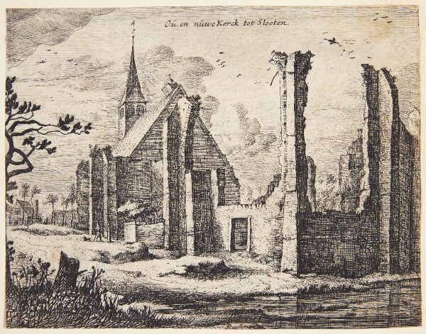 Roelant Roghman, Den gamle og den nye kirke i Sloten