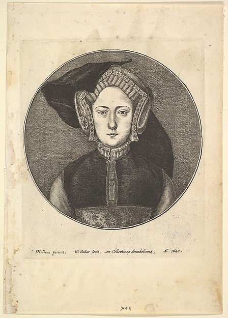 Wenceslaus Hollar, Portrait of a Young Woman