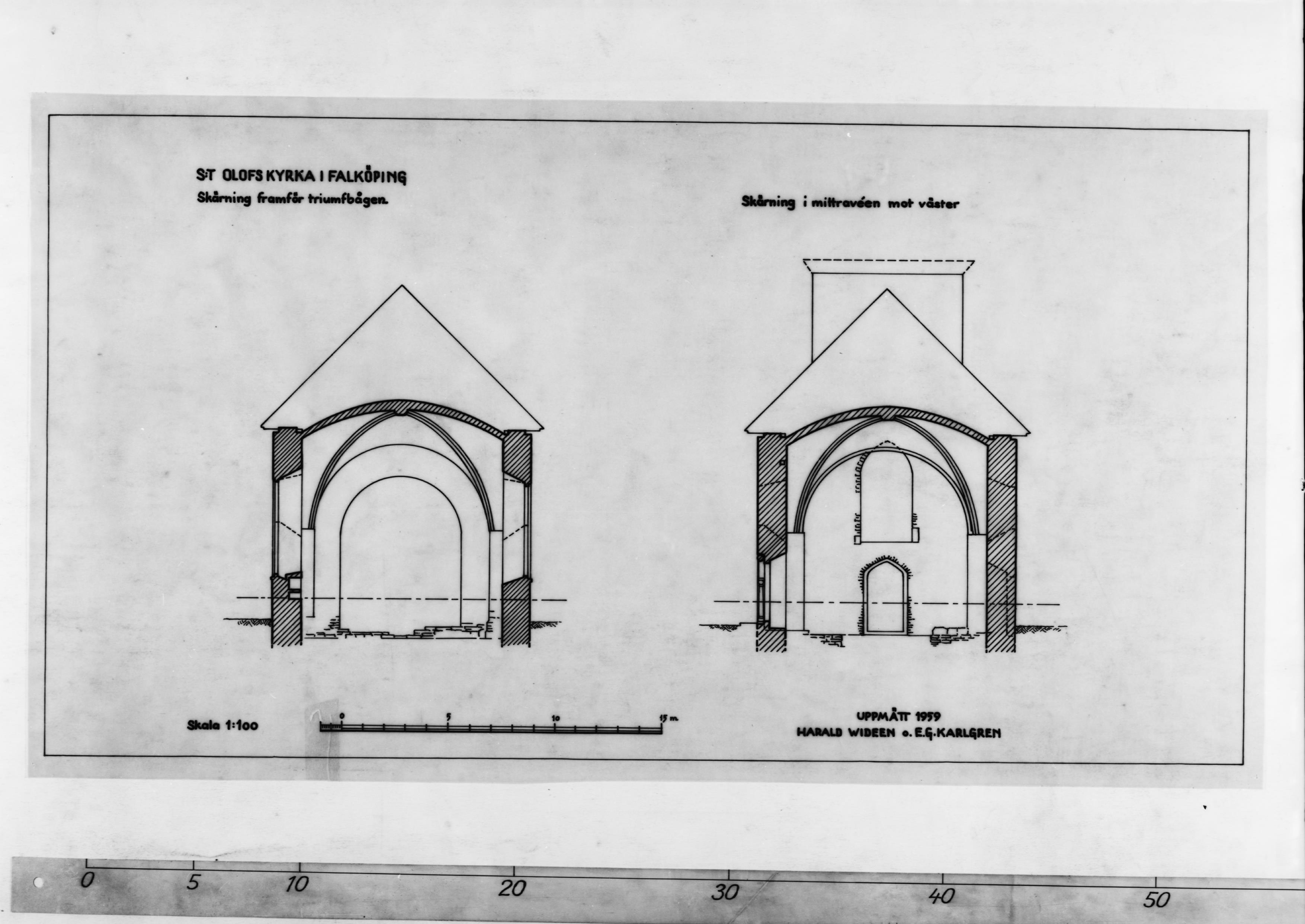 Harald Widéen, Falköping, Sankt Olofs kyrka