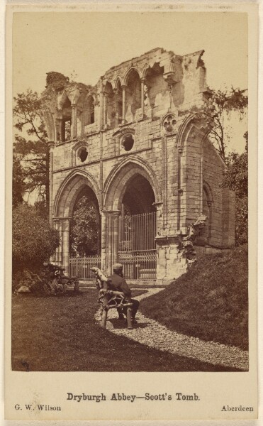 George Washington Wilson, Dryburgh Abbey - Scott's Tomb.