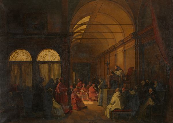 François Marius Granet, Before the Conclave