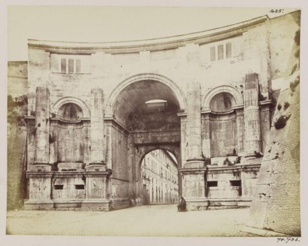 Parker, John Henry, Gates of Rome - Porta S. Spirito, by Sangallo, in the Borgo or Leonine City