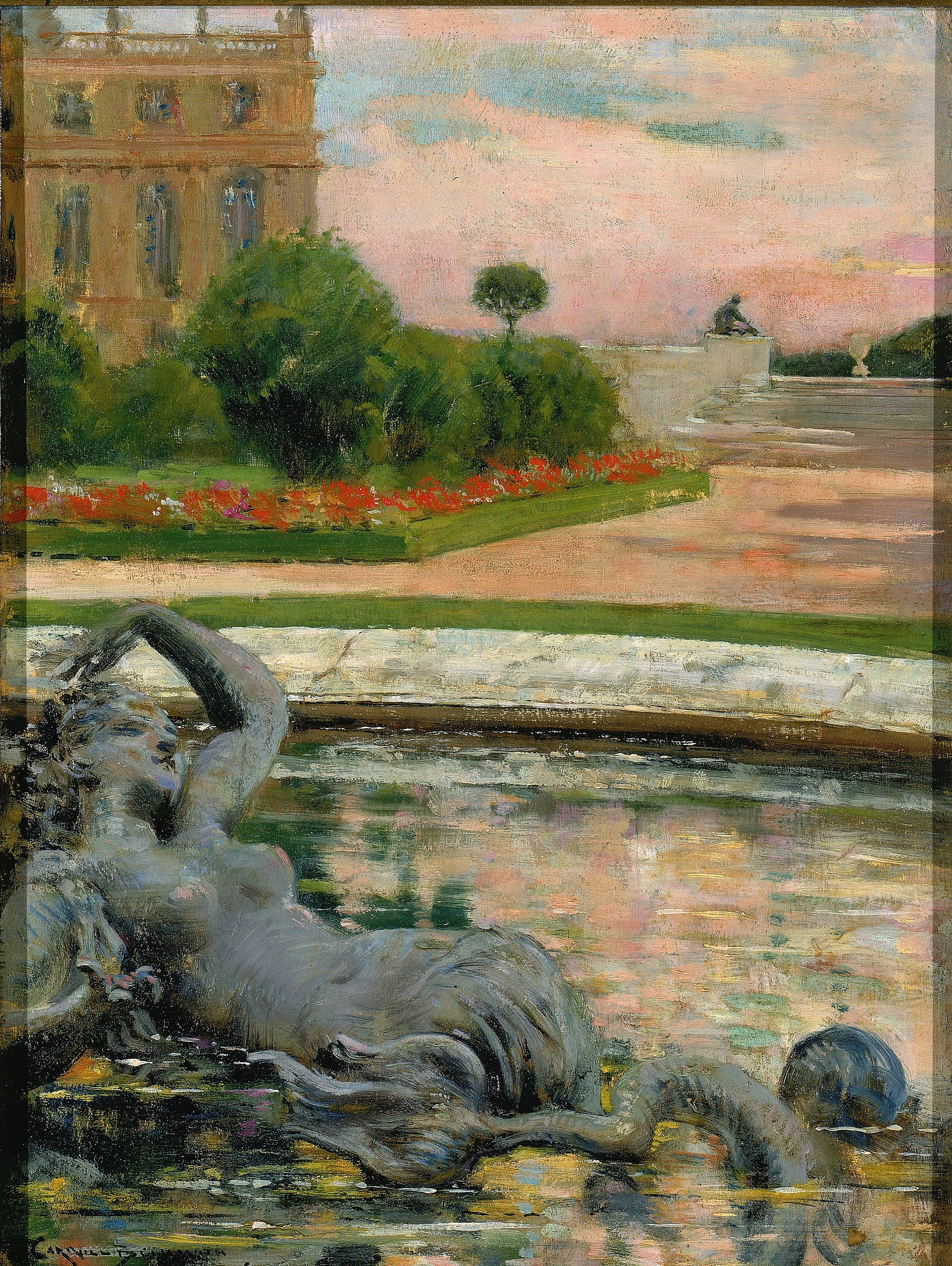 Carroll Beckwith, Parterre du Nord, Fontaine des Sirenes