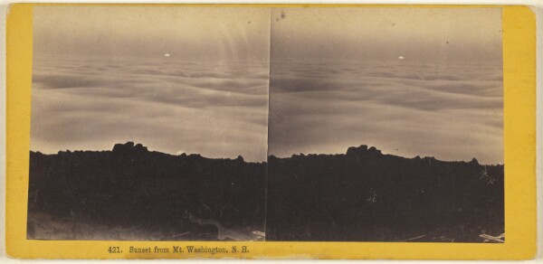 Edward Bierstadt, Sunset from Mt. Washington, N.H.
