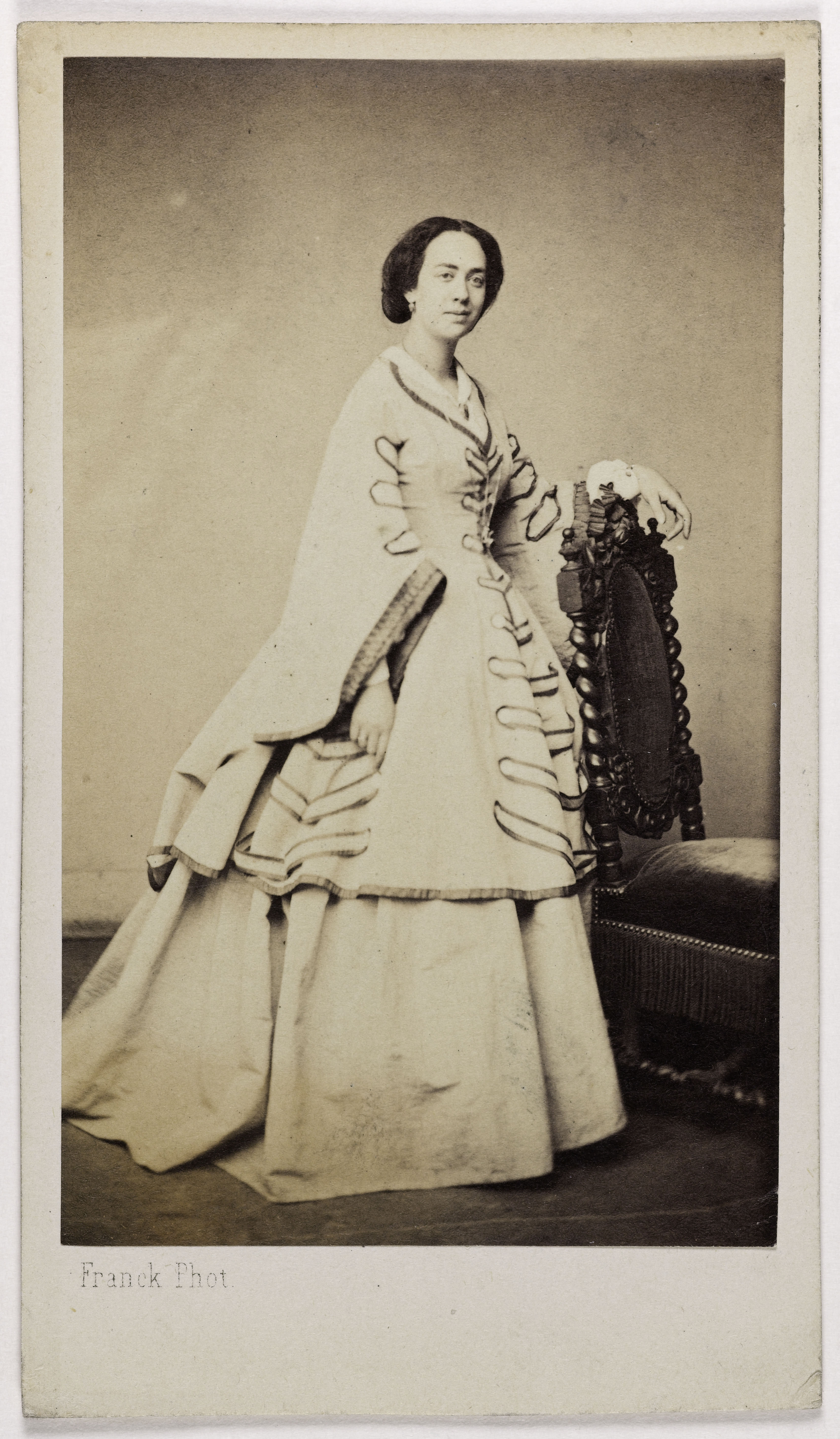 Franck, Portrait de Régine ou Régina Rachel Bloch (actrice au théâtre du Gymnase)