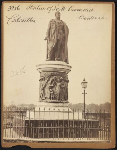 Francis Frith, Statue of Sir W. Cavendish Bentinck.  Calcutta