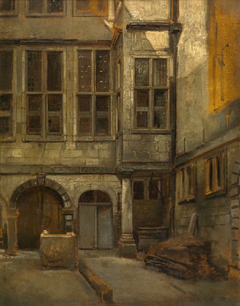 Henri Leys, Courtyard of Antwerp Town Hall