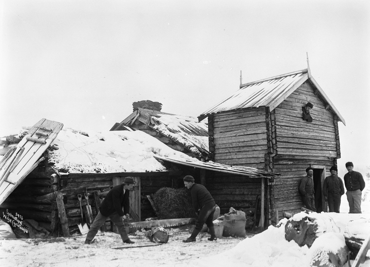Anders Beer Wilse, Prot: Barfrø (Tårnbygning på gammel gaard) 25/2 1905