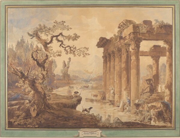 Hubert Robert, Landscape with Ruins