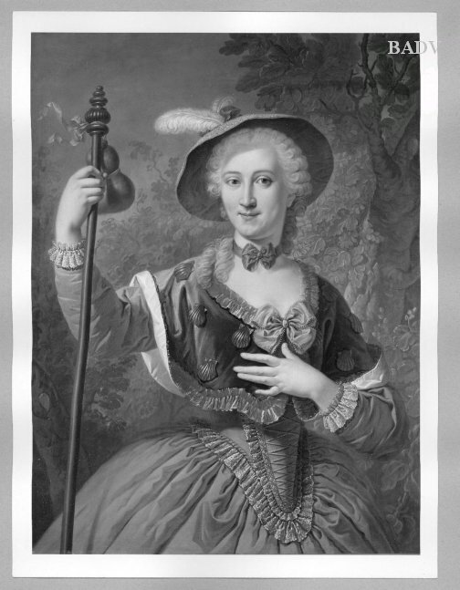 Louis-Jean-François Lagrenée, portrait of a lady as pilgrim
