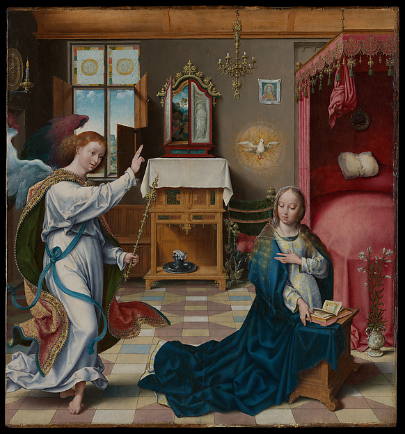 Joos van Cleve, The Annunciation