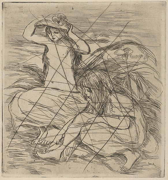 Auguste Renoir, Les Deux Baigneuses (Cancelled impression)