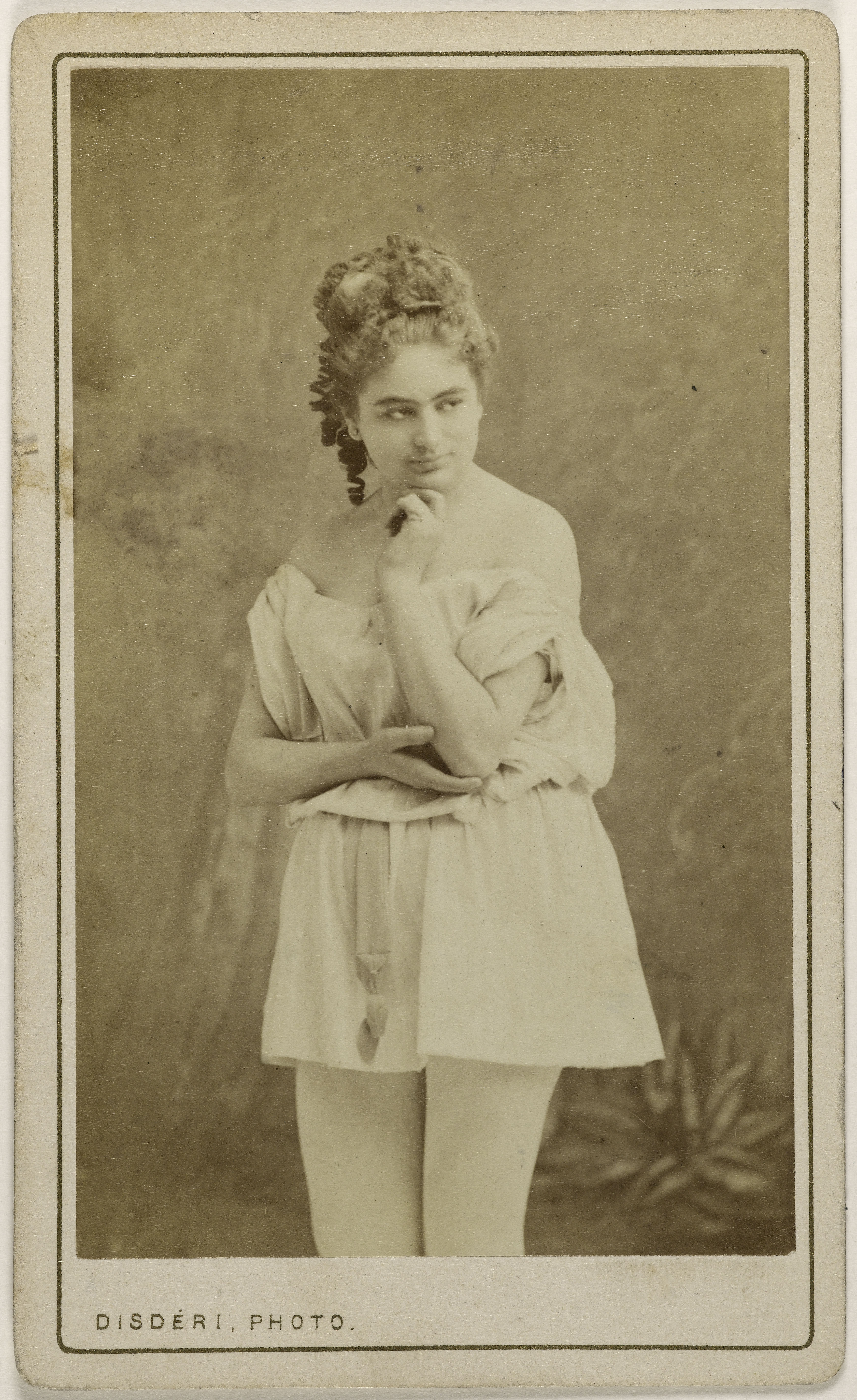 André-Adolphe-Eugène Disdéri, Portrait de Berger, Valérie, (actrice)