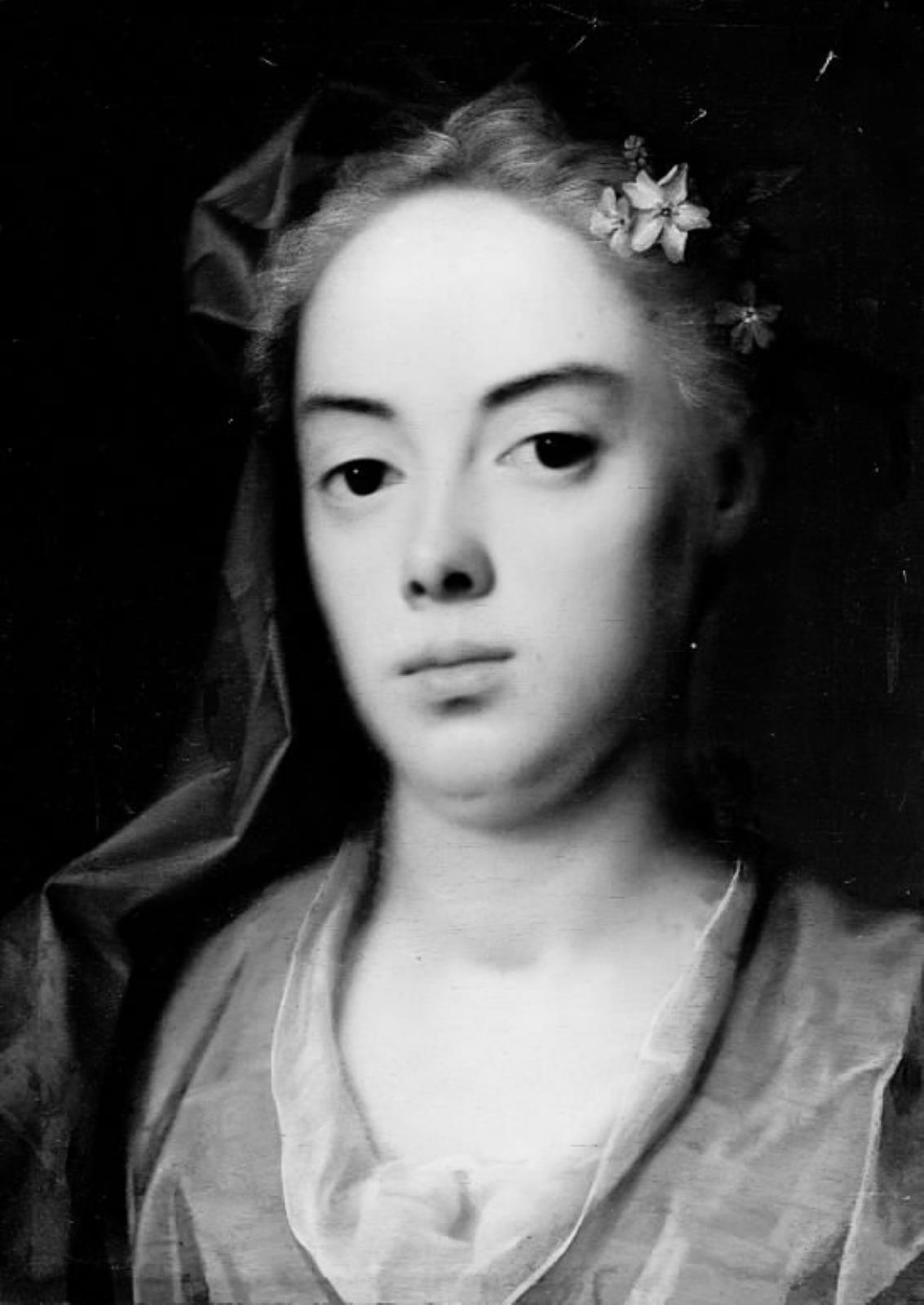 Balthasar Denner, Kunstnerens hustru Esther, f. Winther