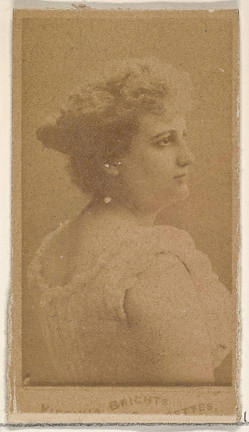 Allen & Ginter, From the Actors and Actresses series (N45, Type 4) for Virginia Brights Cigarettes