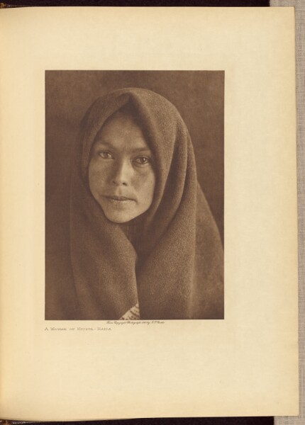Edward S. Curtis, A Woman of Kiusta - Haida