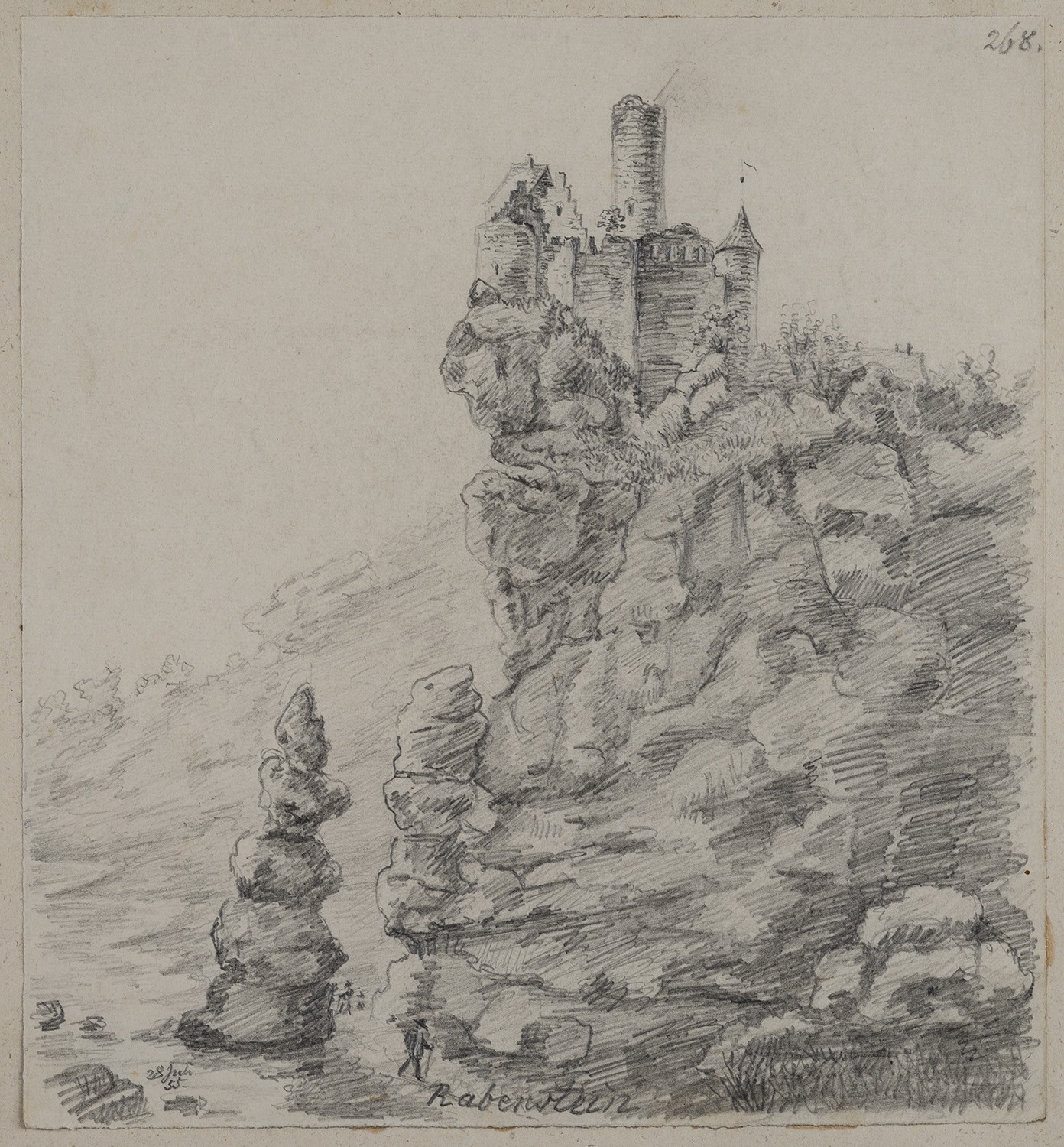 Rudolf Lutter, Rabenstein (Fränkische Schweiz): Burgruine