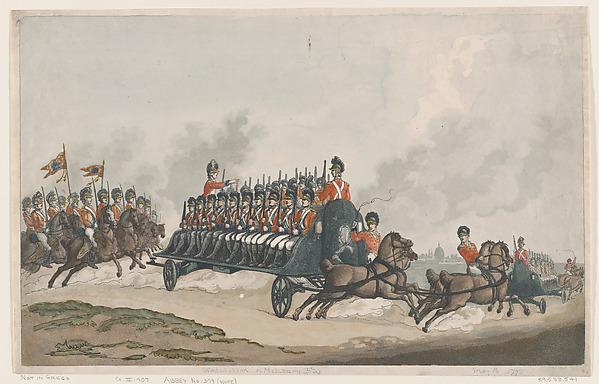 Thomas Rowlandson, Expedition, or Military Fly