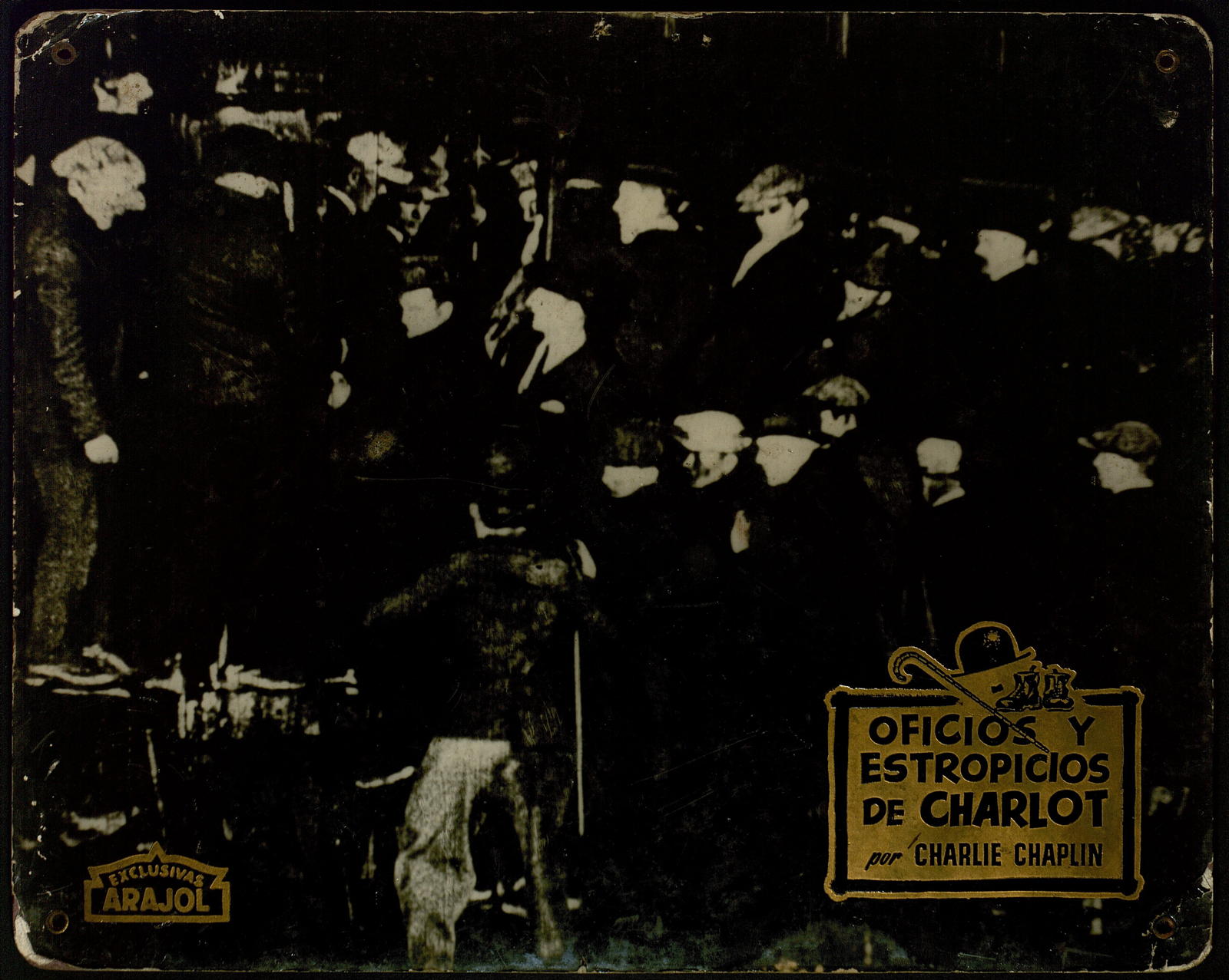 Desconegut, Oficios y estropicios de Charlot