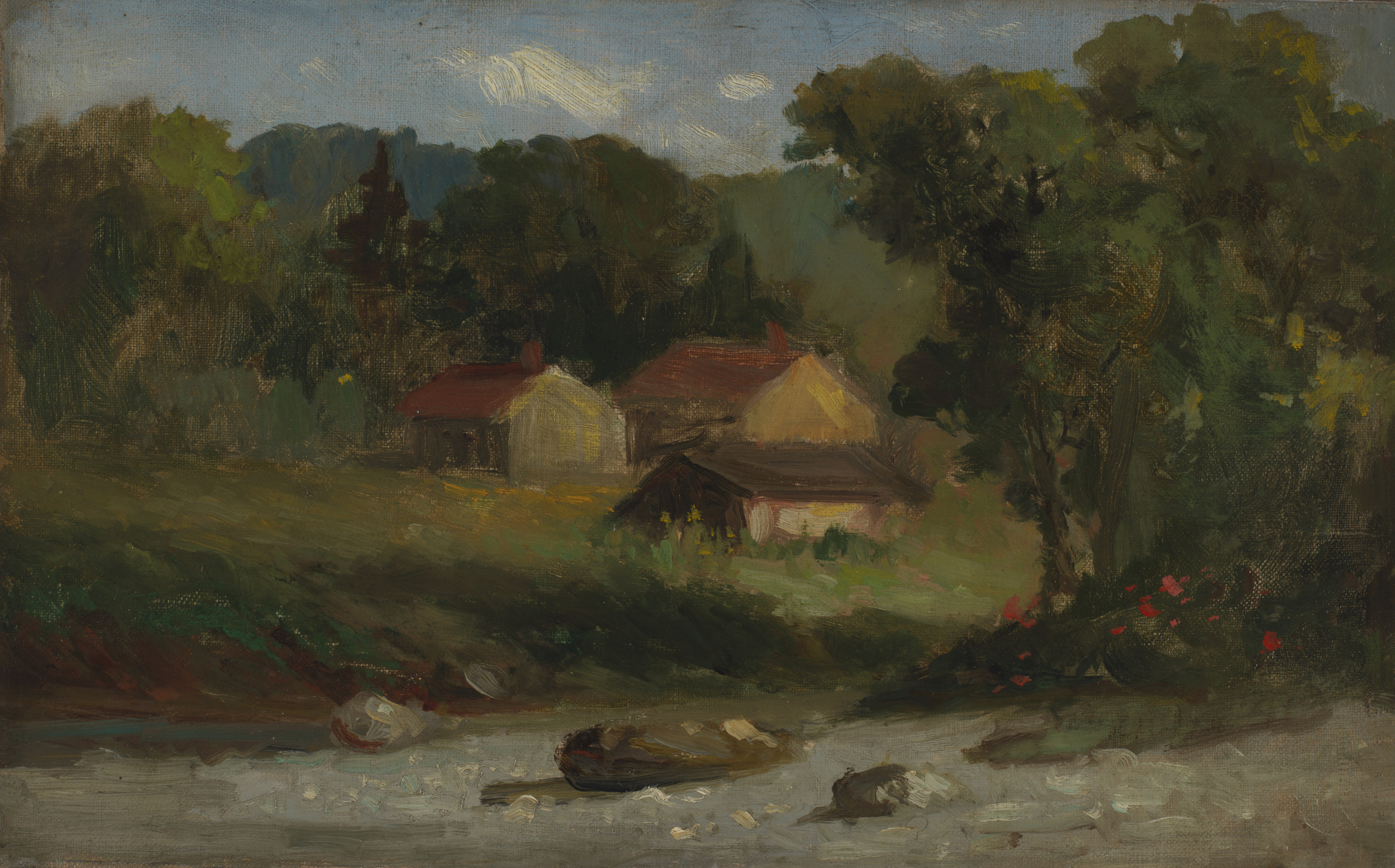 Edward Mitchell Bannister, Rocky Farm, Newport