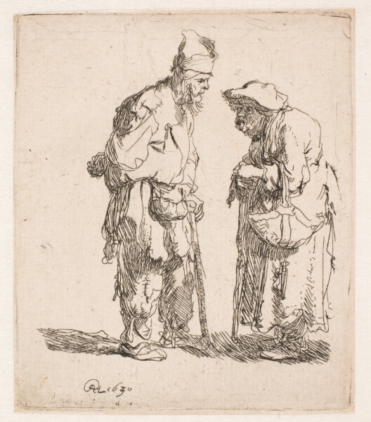 Rembrandt van Rijn, Tigger, der taler med en tiggerske