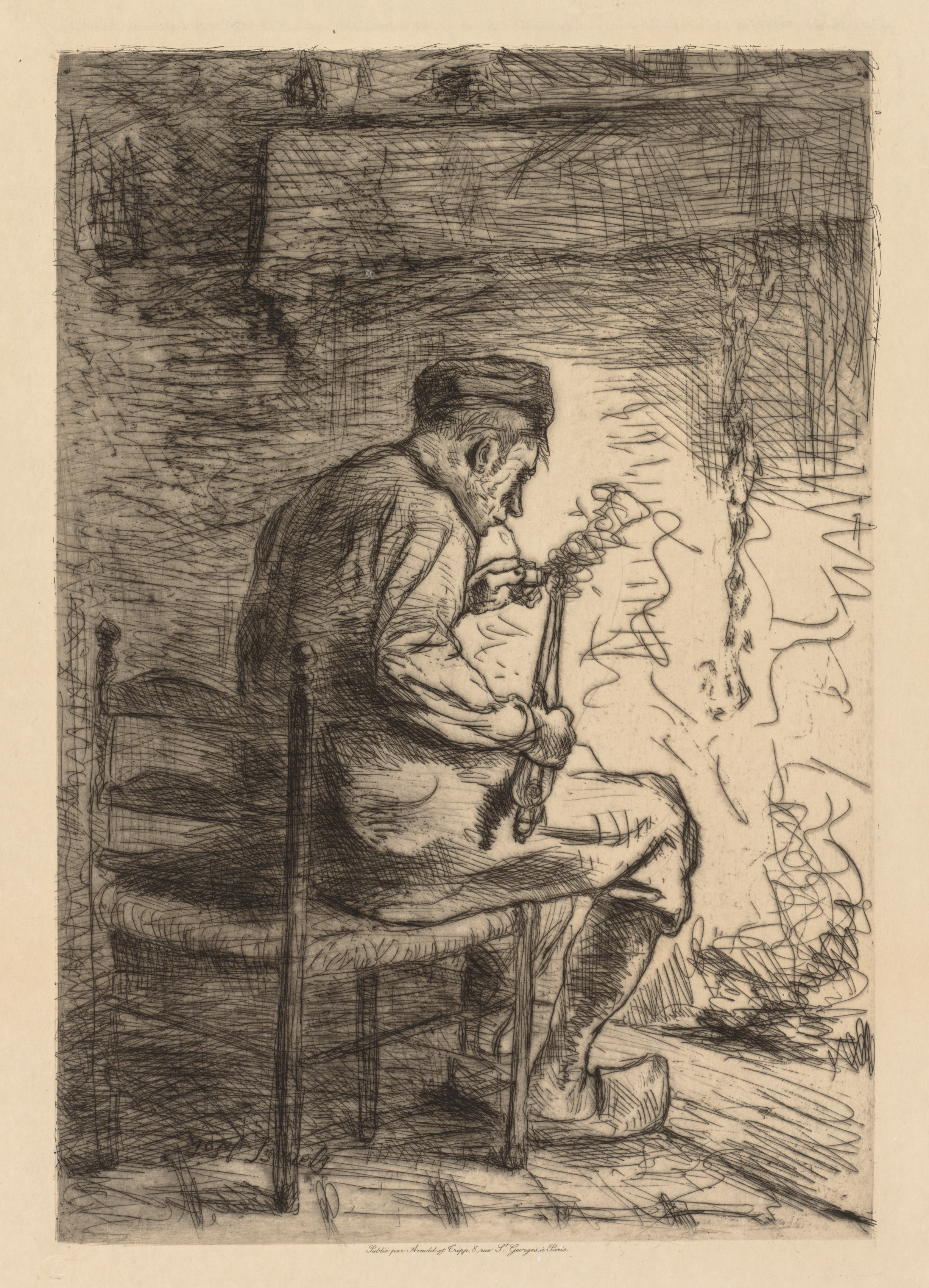 Jozef Israëls, The Smoker