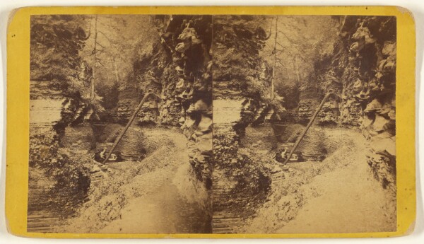 Edward and Henry T. Anthony & Co., Frowning Cliff and Narrow Pass (looking west) Glen Difficulty. Sec. No. 5.