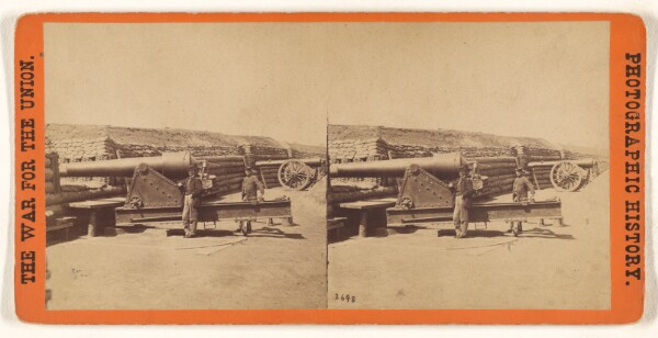 Edward and Henry T. Anthony & Co., Ft. Brady, James River, Va. View showing part of Battery.