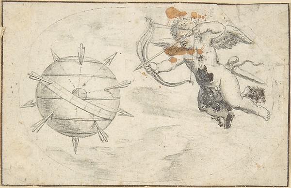 Otto van Veen, Cupid Shooting Arrows at the World Globe
