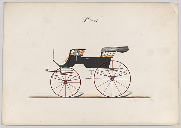 Brewster & Co., Design for 2 seat Phaeton, no. 3041