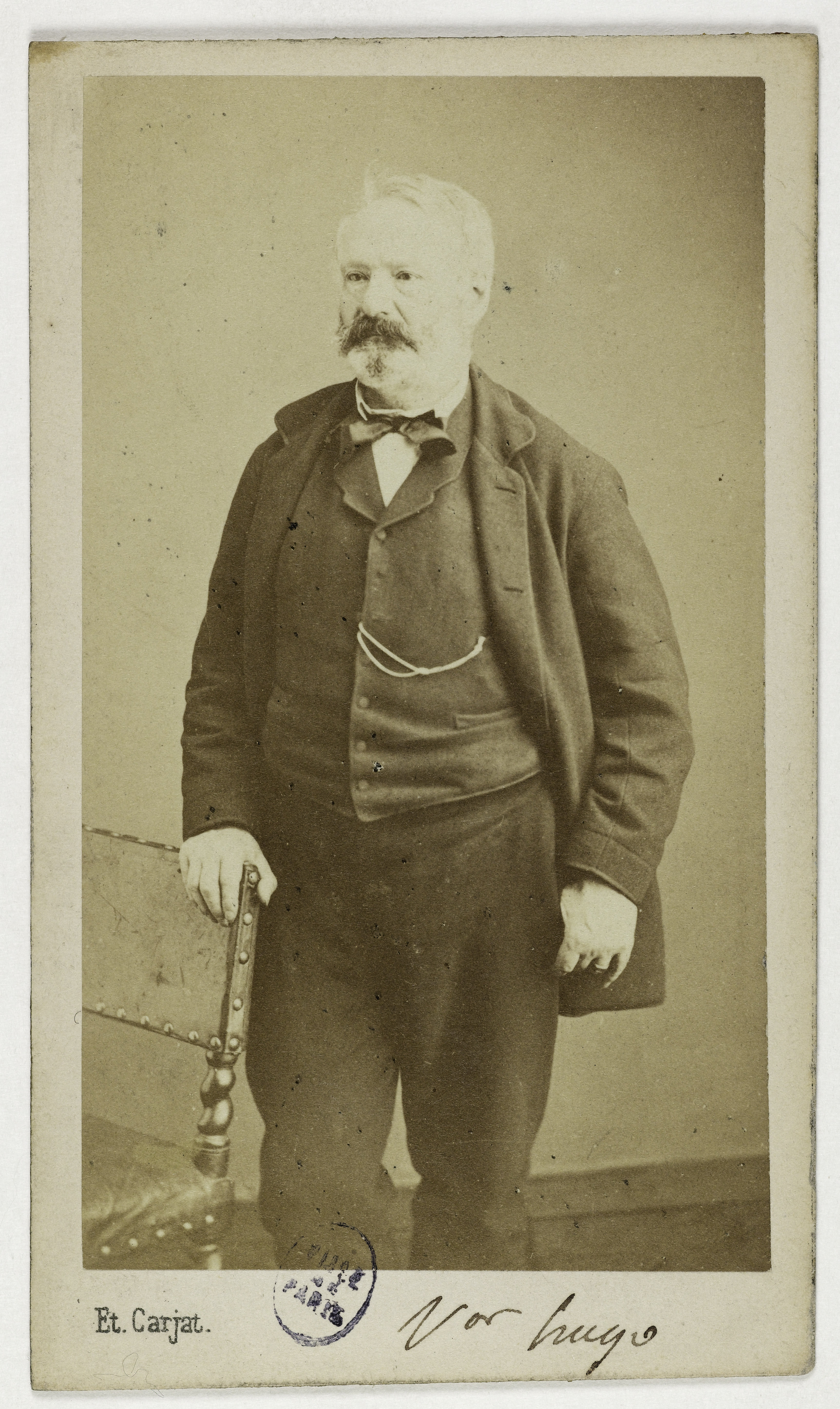 Carjat & Cie, Portrait de Victor Hugo (1802-1885), poète et romancier
