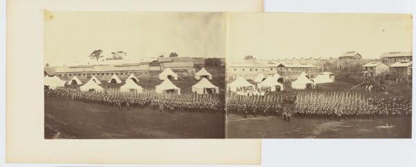 Felice Beato, [Group Portrait of the Royal Marine Battalion]