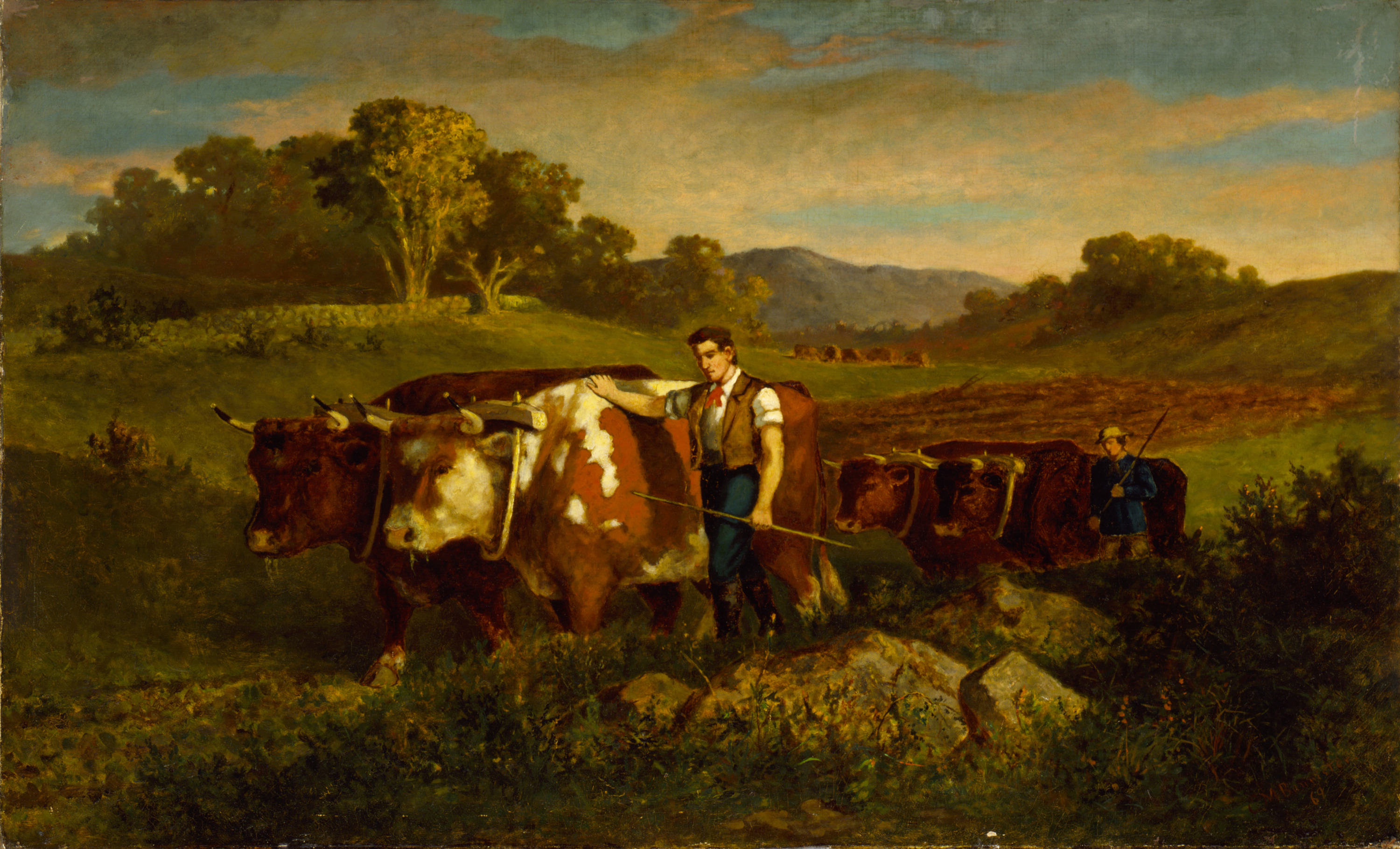 Edward Mitchell Bannister, Herdsmen with Cows