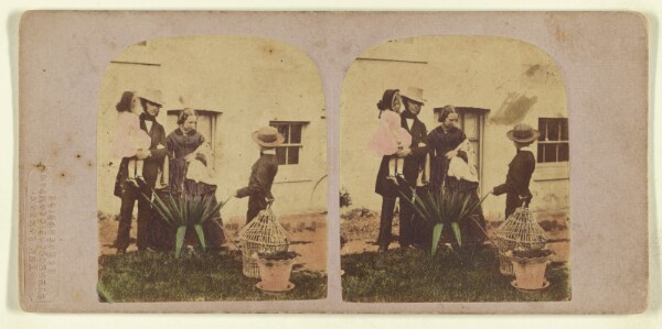 London Stereoscopic and Photographic Company, [The truant from school found in the Garden.]
