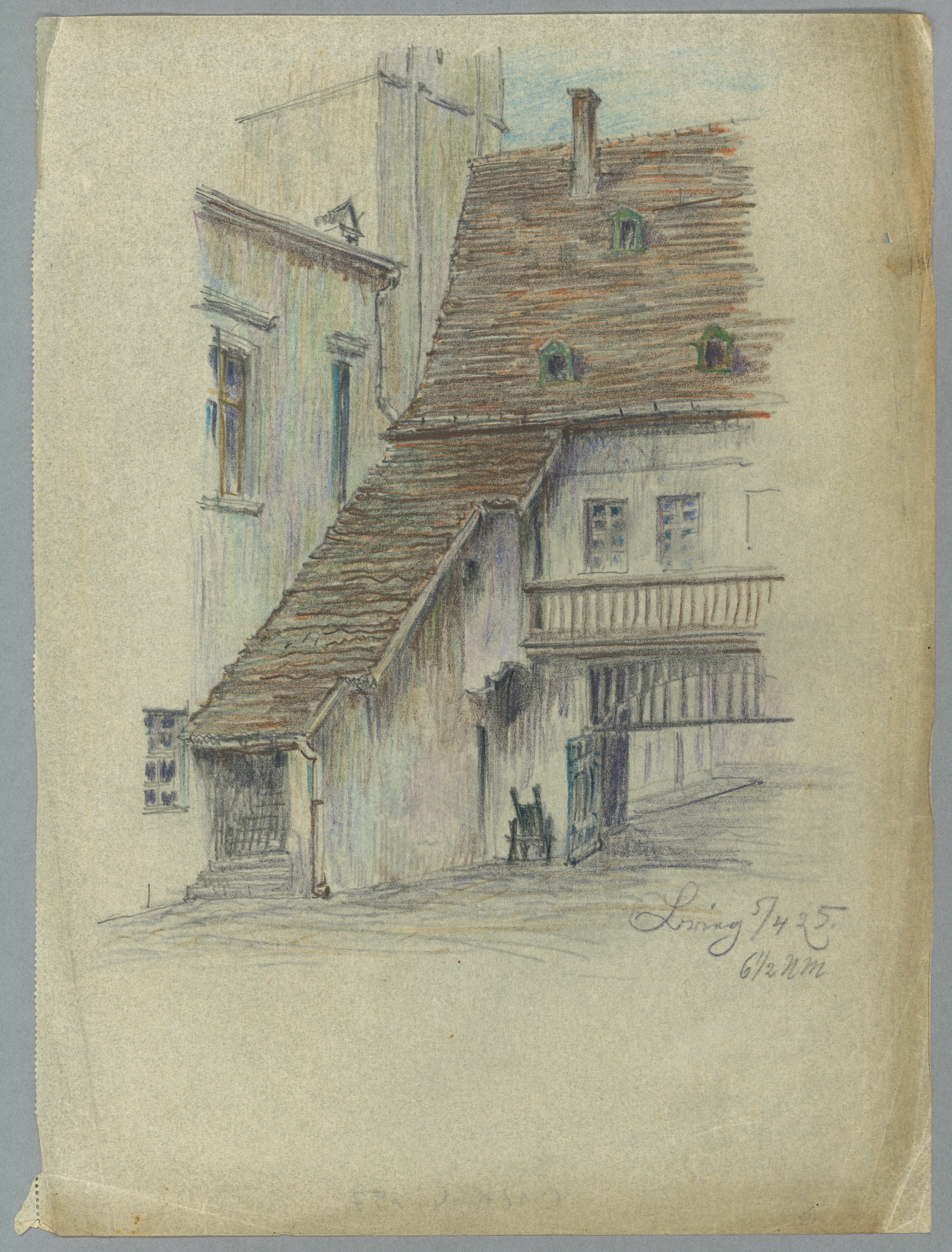 Otto Stiehl, Brieg (Schlesien) [Brzeg]: Hinterhof