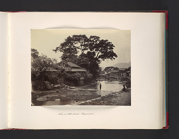 John Thomson, View on the Creek, Nagasaki