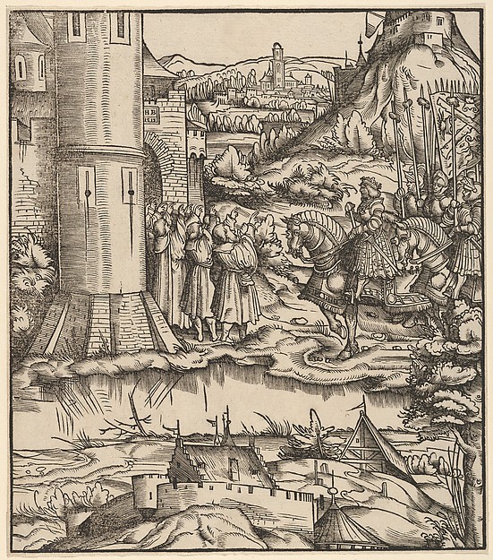 Hans Burgkmair, The Surrender of the Venetian Townships, from "Der Weisskunig"