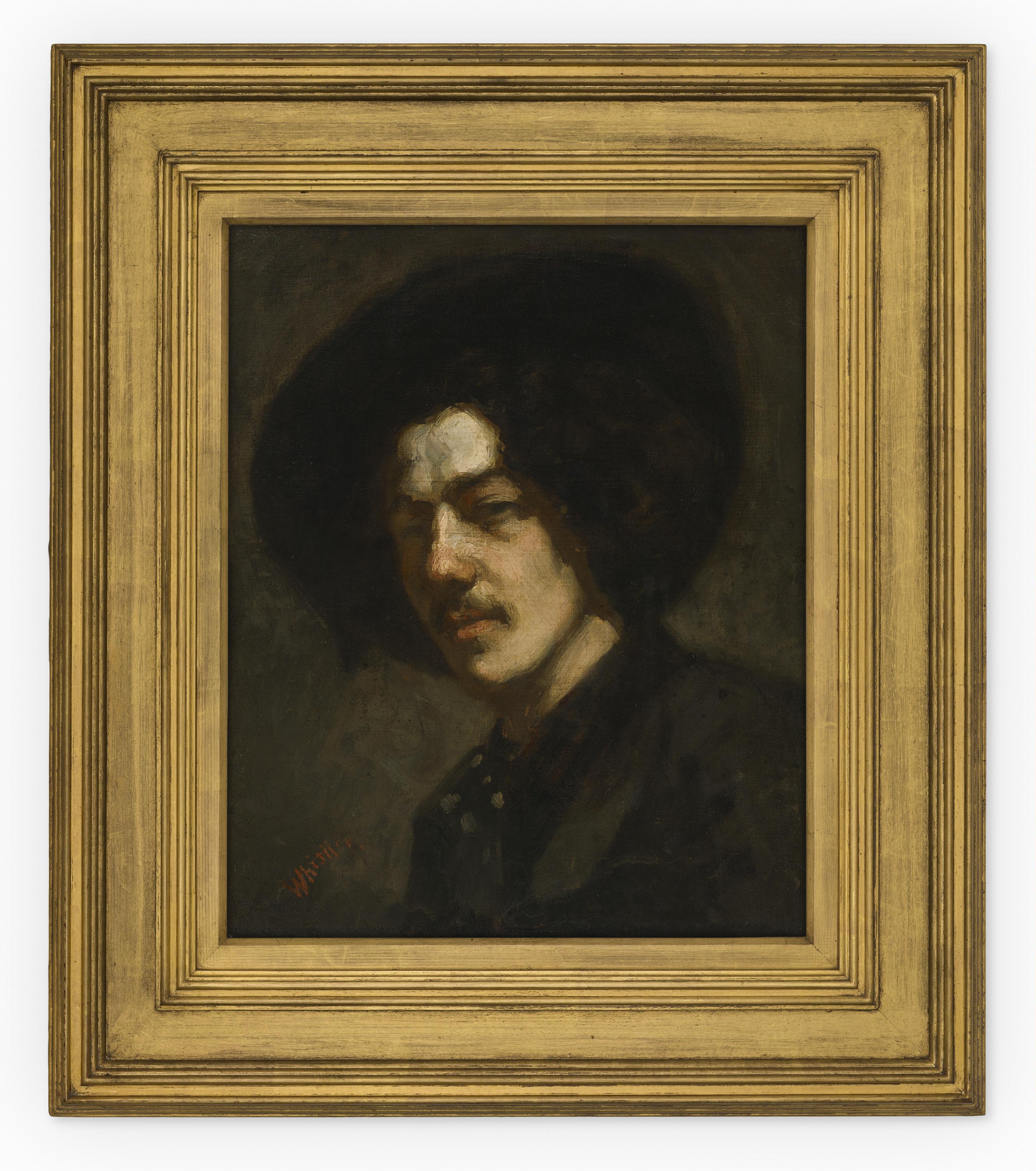 James McNeill Whistler, Portrait of Whistler with a Hat