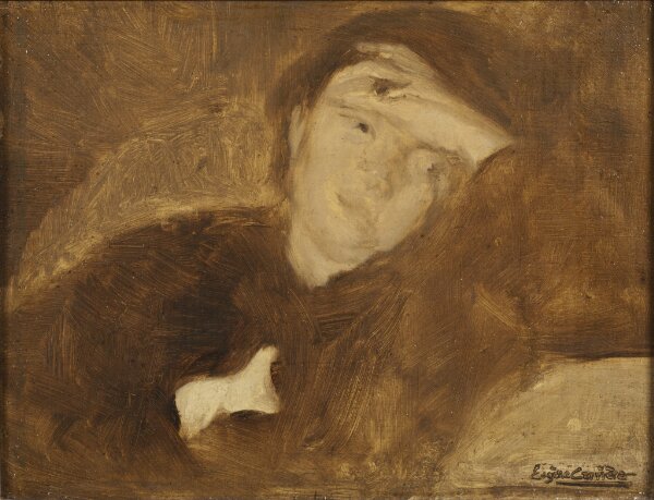 Eugène Carriere, Damporträtt. Studie