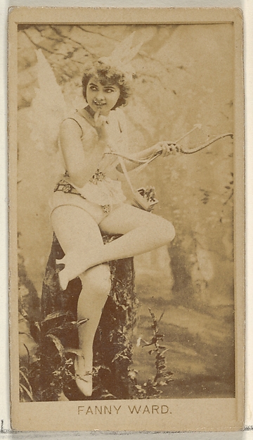 Allen & Ginter, Fanny Ward, from the Actors and Actresses series (N45, Type 8) for Virginia Brights Cigarettes