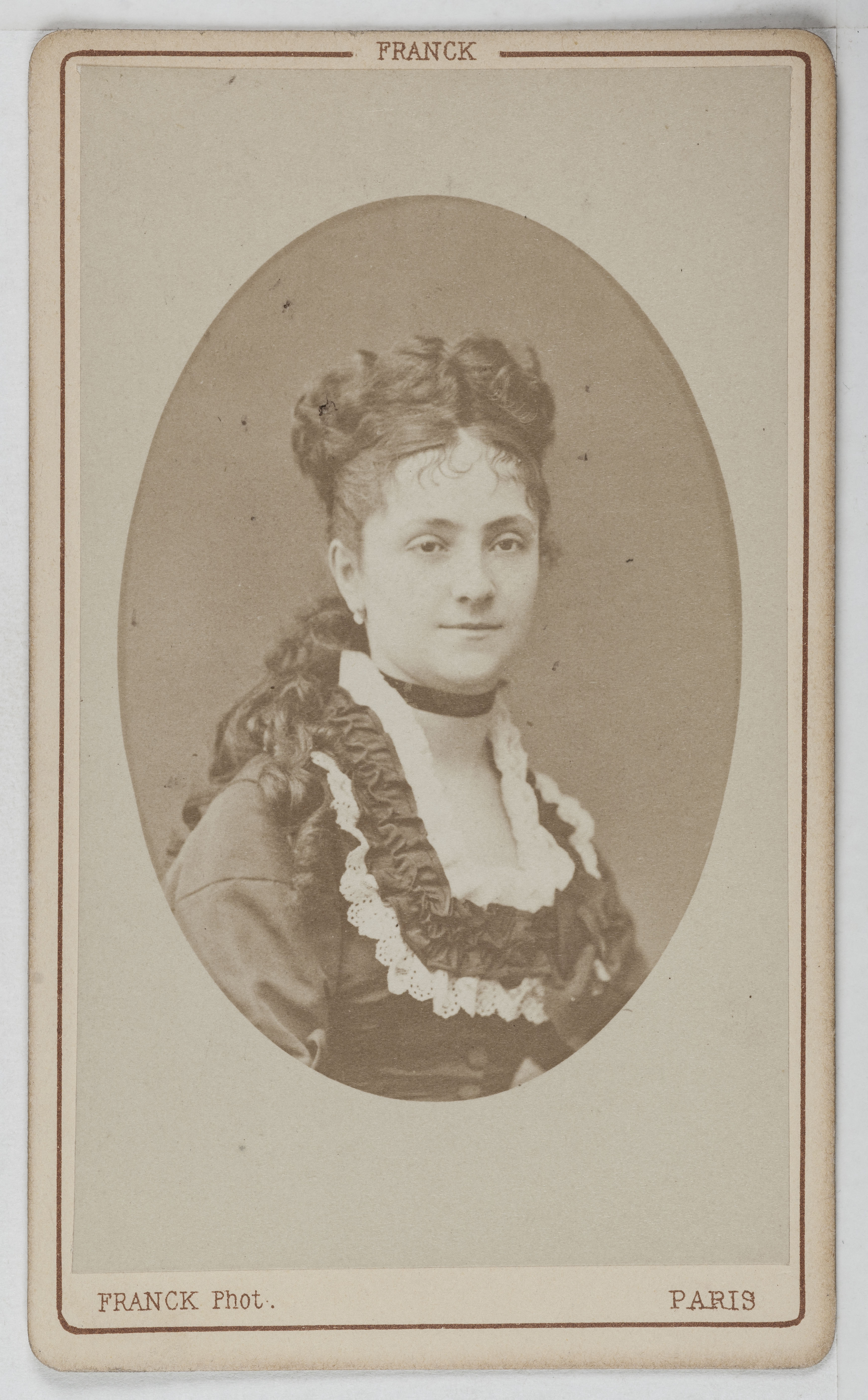 Franck, Portrait de Pallier, danseuse à l'Opéra entre 1866 et 1873.