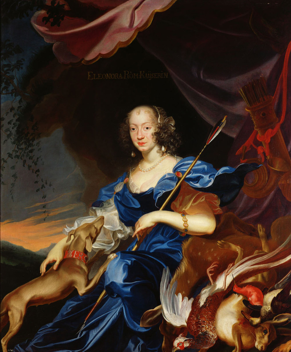 Frans Luycx, Portrait of Eleonora of Gonzaga-Nevers (1639-1686)