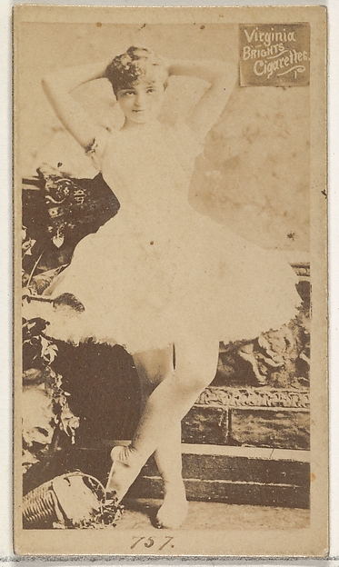 Allen & Ginter, Card 757, from the Actors and Actresses series (N45, Type 2) for Virginia Brights Cigarettes
