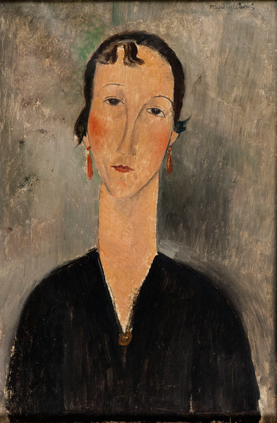 Amedeo Modigliani, Femme aux boucles d'oreilles