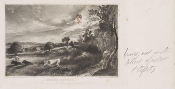 Constable, John RA, SUMMER EVENING
